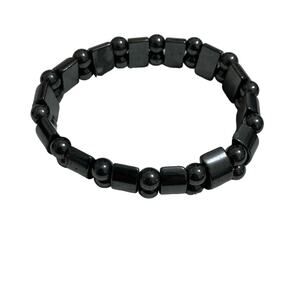 Andrew Christian Hematite Metallic Bracelet